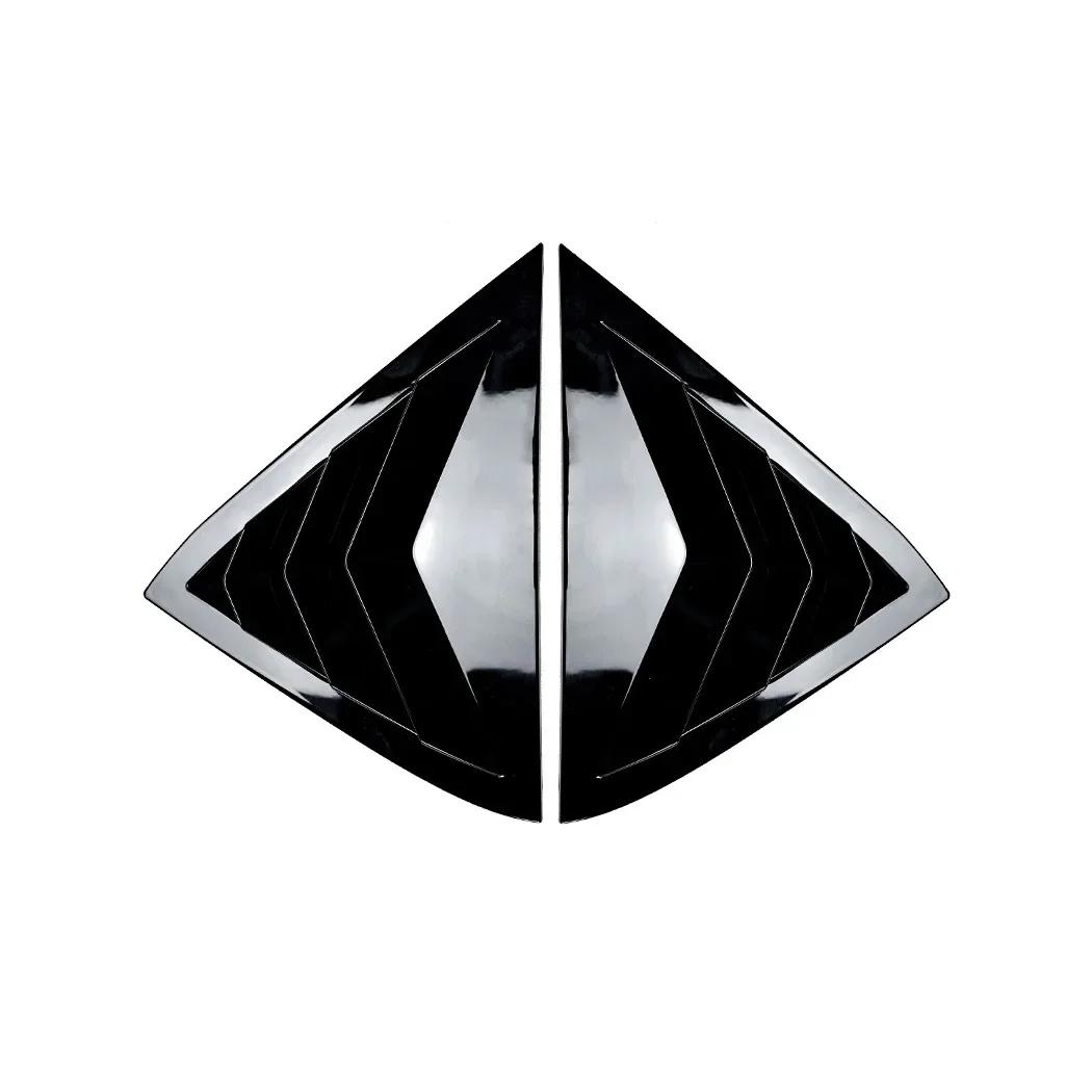 

Car Rear Side Window Shutter Triangle Louver Vent Decoration Modified Accessories Gloss Black For Ford Fiesta MK7 7.5 2008-2017 Glossy Black