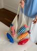 Cotton Large Capacity Opentop Tote Bag For Casual Daily Use