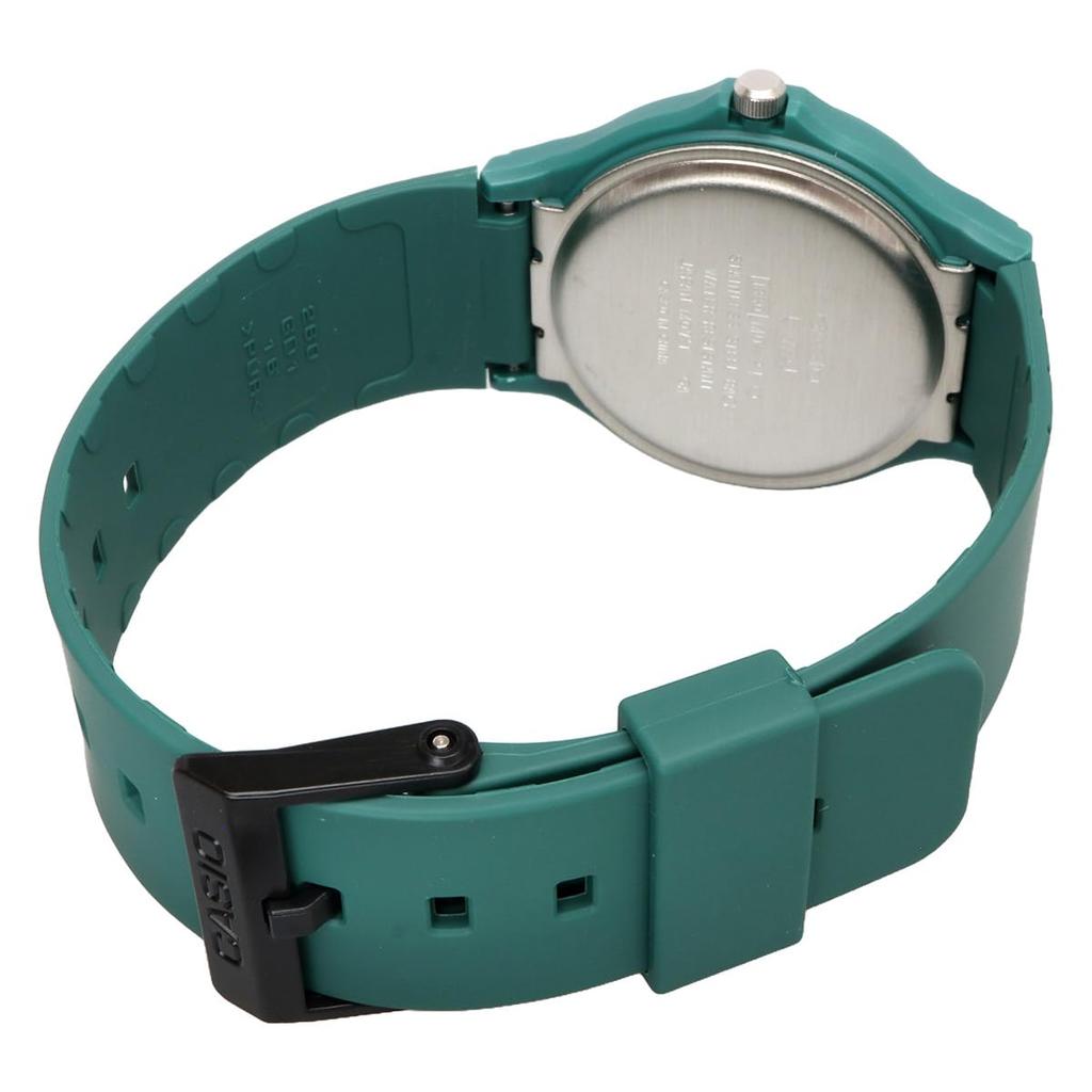 Casio MQ-24B-3B Analog Watch with Biomass Plastic Band, Unisex, Green, Imported [Parallel Import]
