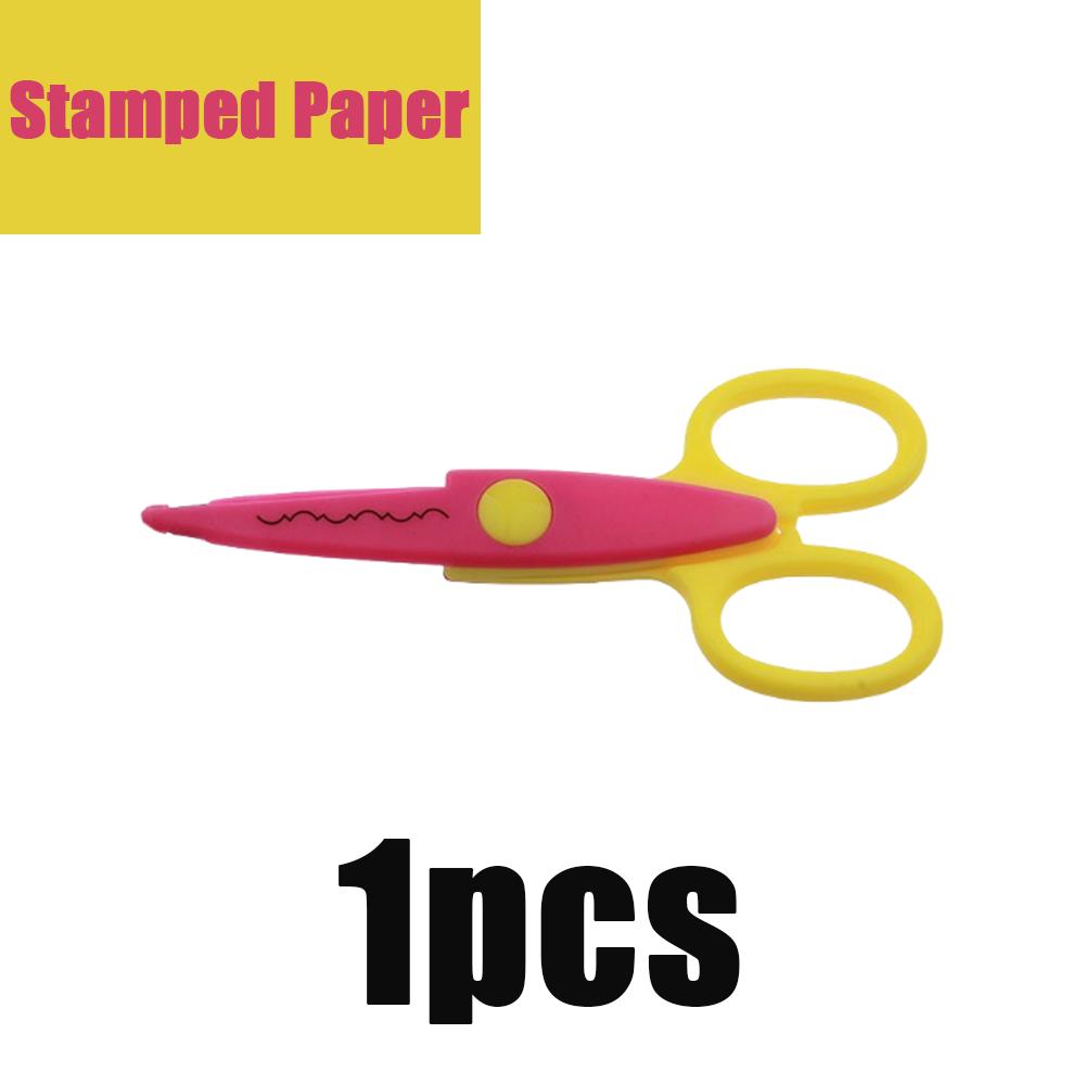 1/6pcs Student Diy Color Album Decorative Lace Secure Scissors Paper Cutter Kids Creative Diary Craft Tools For Gifts Supplies