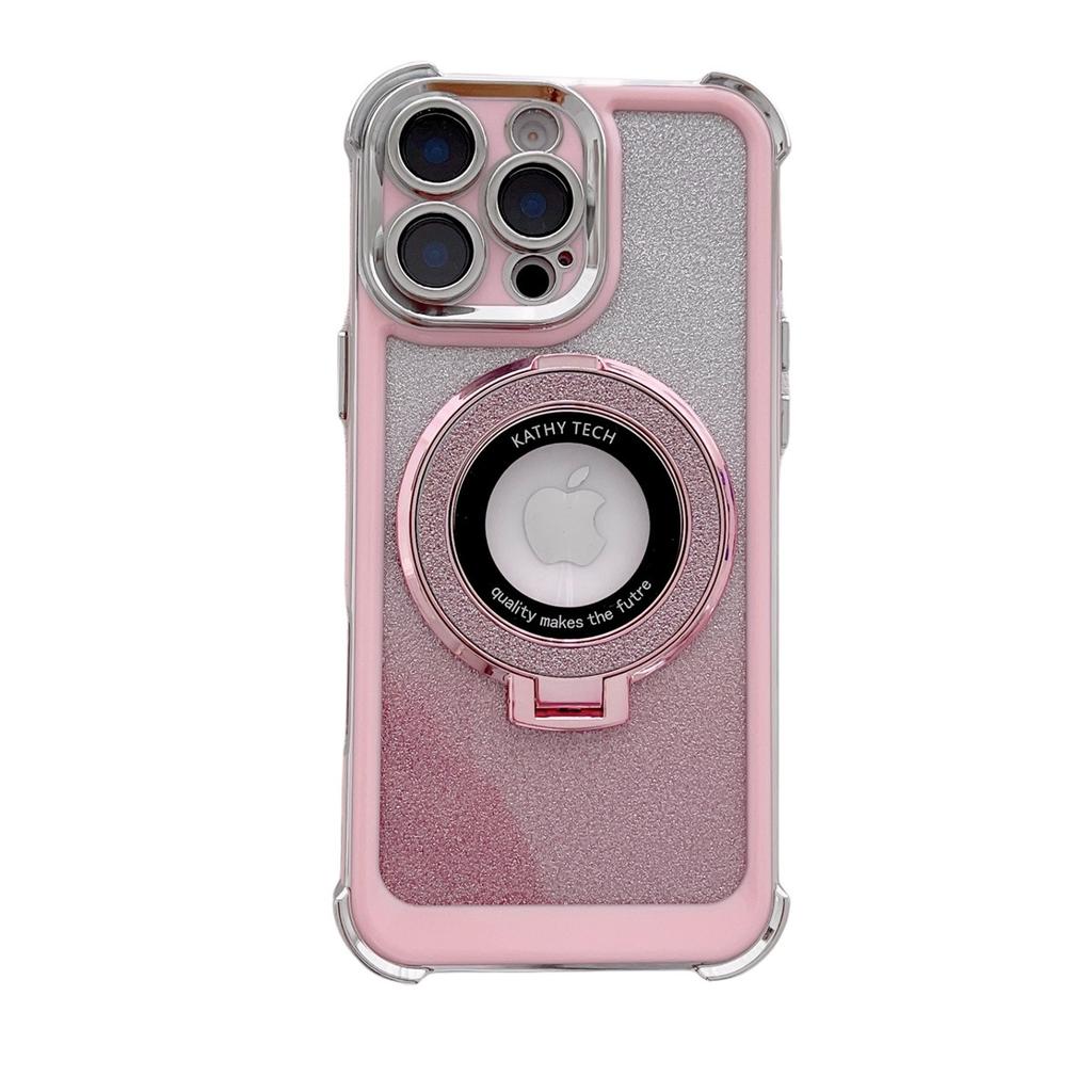 The Dual-color Stand Magnetic Phone Case Is Suitable for The IPhone16promax Shell and The Apple 15plus Protective Case To Prevent Drops