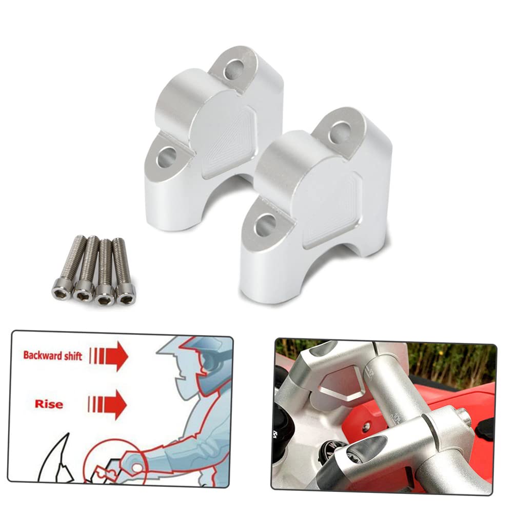 Xtahdge Objímka pro zvýšení řídítek Držák řídítek Zvýšení Náhrada pro BMW R1200GS LC R1200GS Adventure