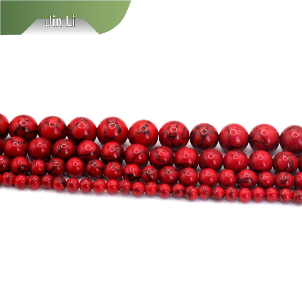 Natural Stone Round Beads for DIY Jewelry Making - Bracelet Components