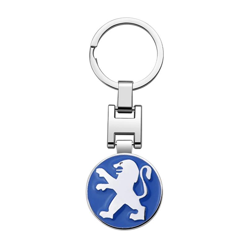 

Car Sticker 2025 Hot Peugeot Car Badge Keychain Zinc Alloy Keyring Pendant Accessories For Peugeot 107 408 4008 308 3008 5008 50