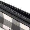 Burberry Check Leather Card Holder Wallet Unisex Wallets Black White 8036672