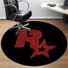 1pz Tappeto Rotondo Ufficio Logo Rockstar Games, Tappetino Interno Adatto per Ufficio, Sotto Sedie da Ufficio Camera da Letto Soggiorno Decorazioni per la Casa, Decorazione Stanza