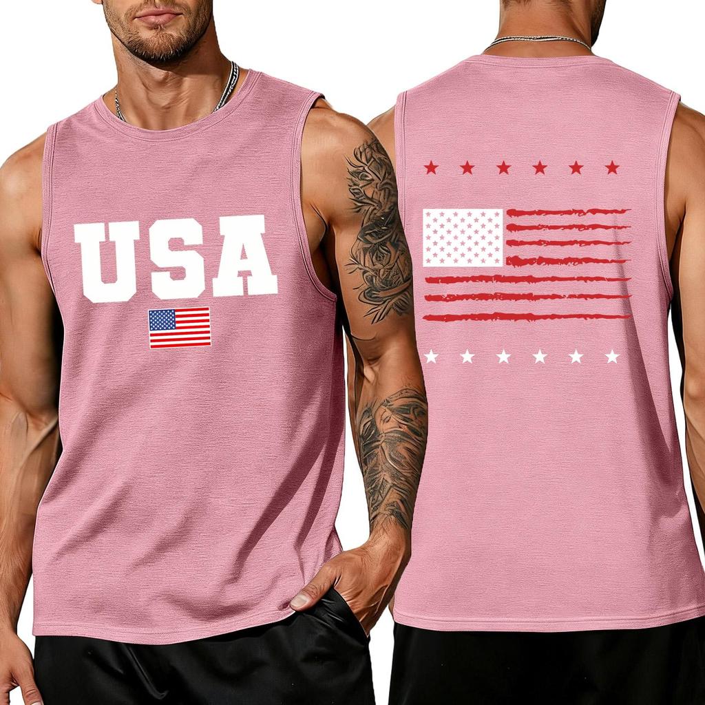 Herren Hemden 4. Juli USA Muskel Tanktops Patriotische Tanktops