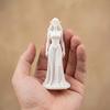 3D-gedruckte Zauberin Figur Schnitzerei Elfenohren Frauen Statue Skulptur Heim Büro Bücherregal Schreibtisch Dekoration Ornament