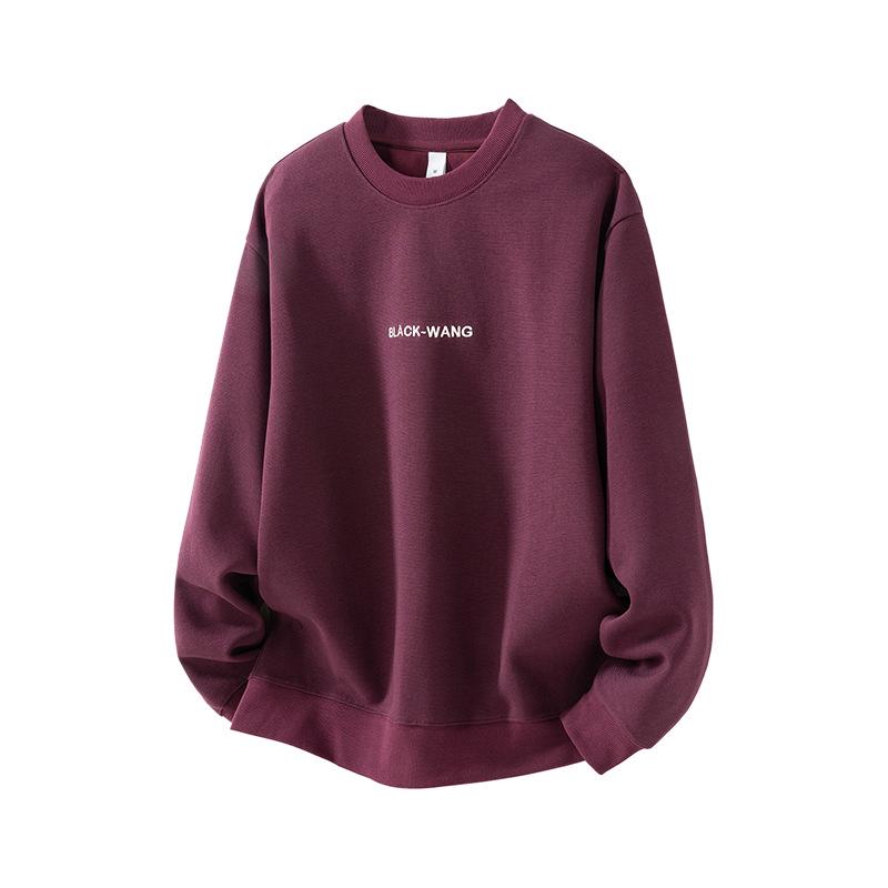 

Royal Blue & Wine Red Men s Textured Embroidered Hoodie with Hang Tag Medium вина червоного кольору