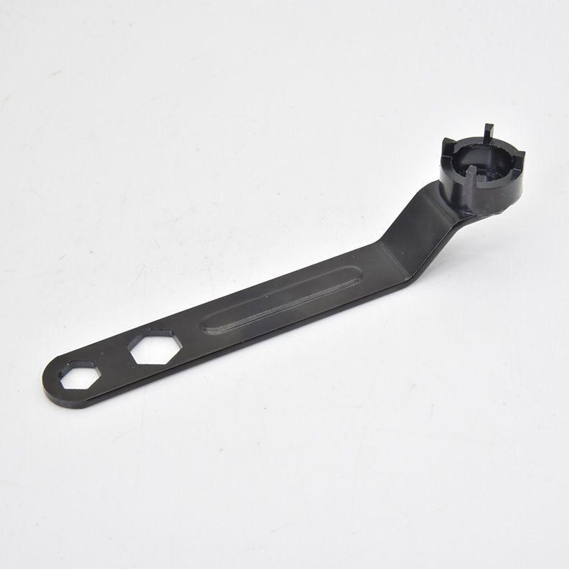 Multifunctional Thickened Four Claw Wrench Adjustable Disassembly Tool Fits Angle Grinder Household DIY Projects