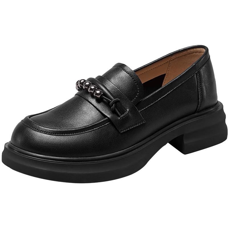 Yierkang Women s British Style Loafers 38