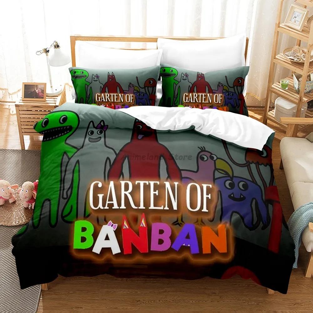 3D Luxus Garten of Banban Bettwäschesets Kinder Jungen Gaming Bettbezug Set Einzel Königin Doppel Einzelgröße Bettwäsche Kissenbezüge