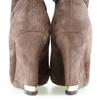 LOUIS VUITTON Ankle boots boots Wedge sole Brown Suede Women Used