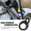 Attach Tie-downs Stainless Steel Tie-Down Strap Rings Motorcycle Part Tie Down Strap Rings 2pcs for Motorcycle Dirt Bike ATV UTV