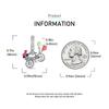 Ahthen Copper Bead Charms Bicycle Dangle Charm Fit Snake Chain Bracelets Necklaces for Women Jewellery Making High Quality