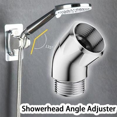 135 Degree Shower Angle Controller Handheld Shower Arm Extension Practical Shower Connector