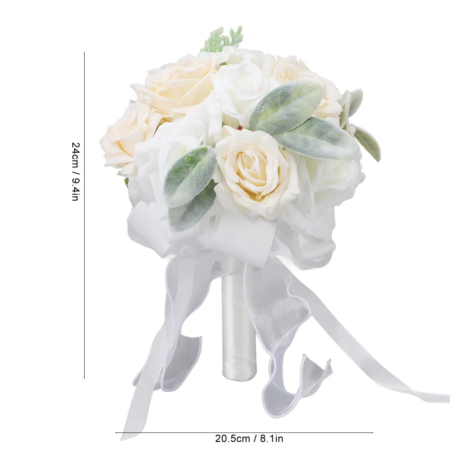 Свадебные Букеты Для Невесты Мягкая Лента Свадебные Цветы Для Подружек Невесты Искусственная Роза Для Украшения Свадебной Вечеринки