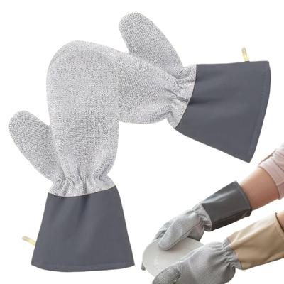 Steel Wire Dishwashing Gloves Rust Removal Cleaning Cloth Kitchen Magic Dishwashing Gloves Steel Wire Kitchen Cleaning Cloth