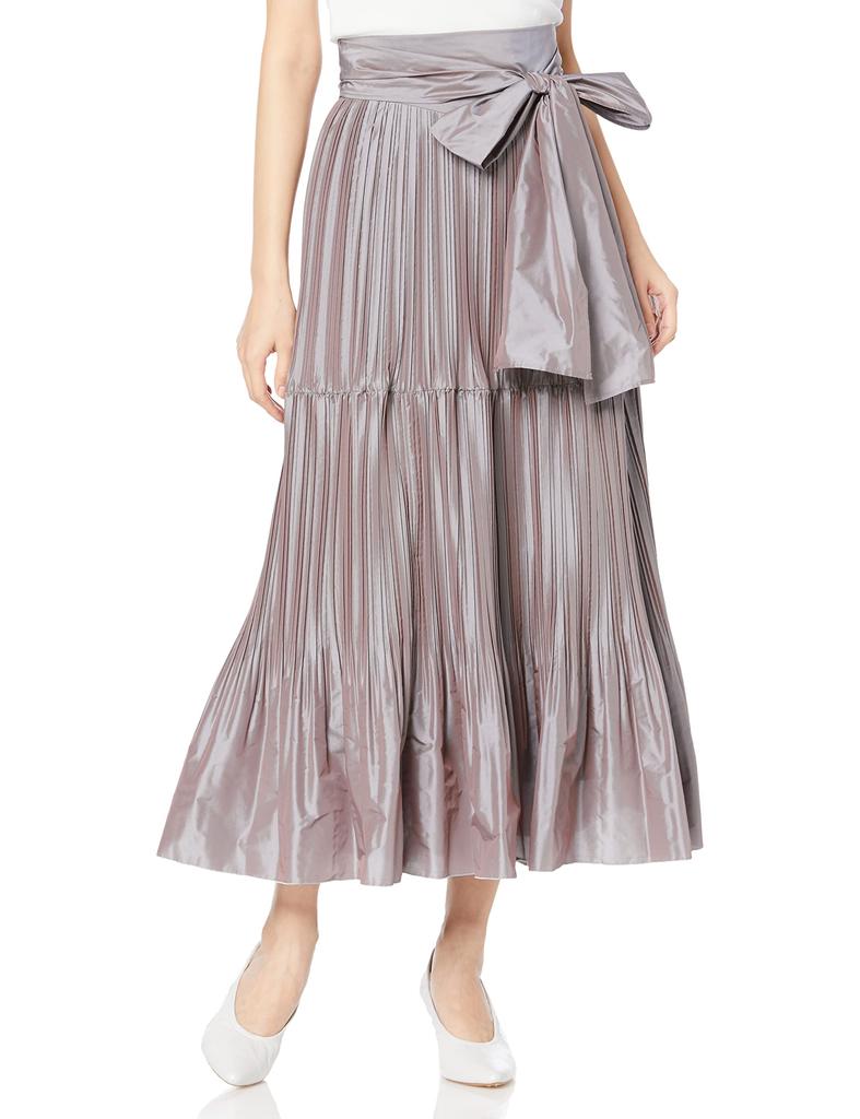 FRAY ID. Damen Zufälliger Plisseerock FWFS215045 BEG 0