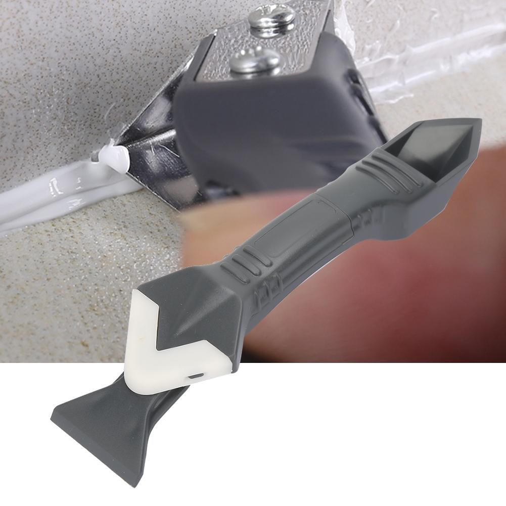 Kit 18 buc Unelte de Calafatare Îndepărtător de Etanșant Siliconic Spatulă Ciment pentru Sticlă Răzuitor pentru Calafatare