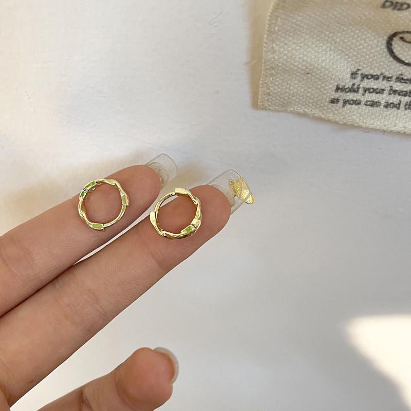 2025 Temperament Zircon Earrings Earrings Twisted Water Drops Square Tide Stud Earrings Ear Buckles