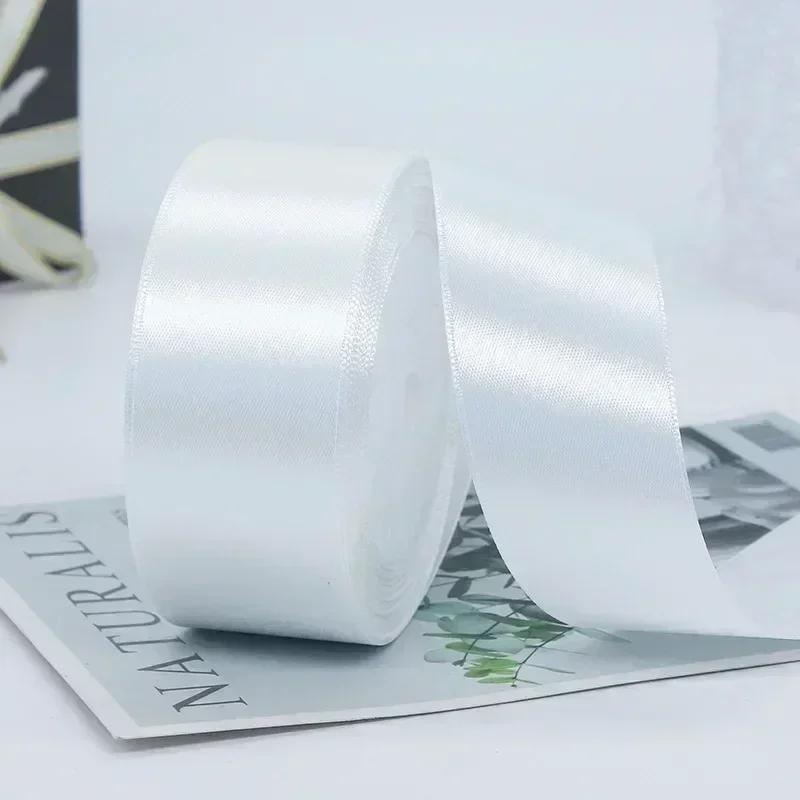 1 Volume 22 Meters Silk Satin Ribbons for Crafts Bow Handmade DIY Gift Wrap Party Wedding Decorative 6/10/15/20/25/40/50mm Tape
