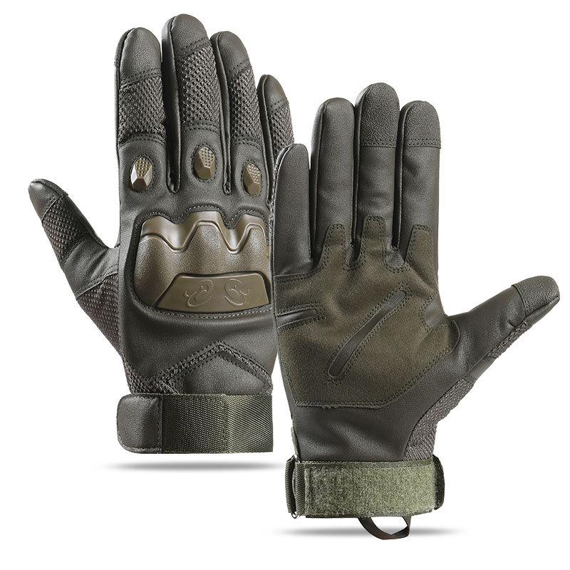 Tactical gloves men's outdoor riding motorcycle sports non-slip, windproof and wear-resistant fighting hard shell protective full finger