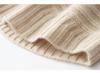 Women's Classic Striped Knit Hat - Warm, Ear-Protective, Solid Color Fashion for Autumn & Winter