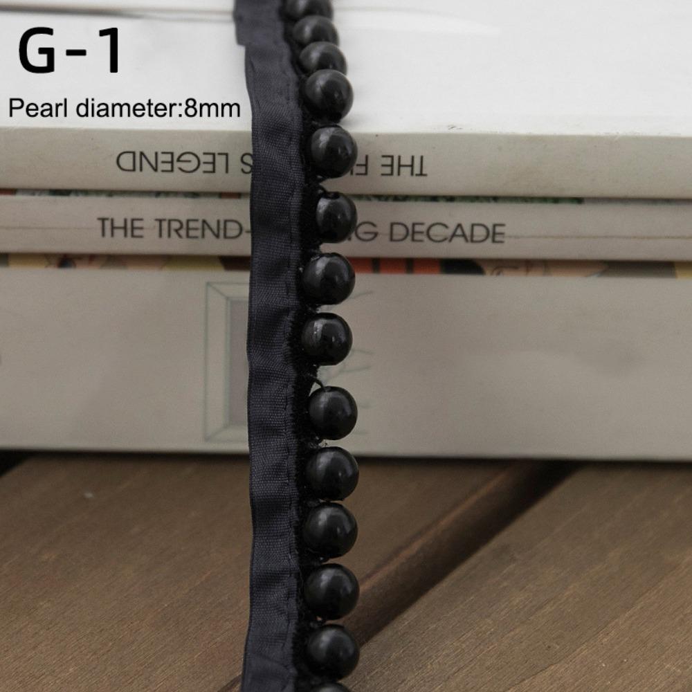 Beads Decoration Ribbon Edge Gold White Edge Trim Applique Trim Fabric Trim  Craft Projects