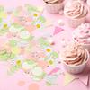 Honoson Set of 200 Pcs Silly Goose Confetti Birthday Party Decorations DIY Supplies Silly Goose Table Decoration Birthday Party(Pink)