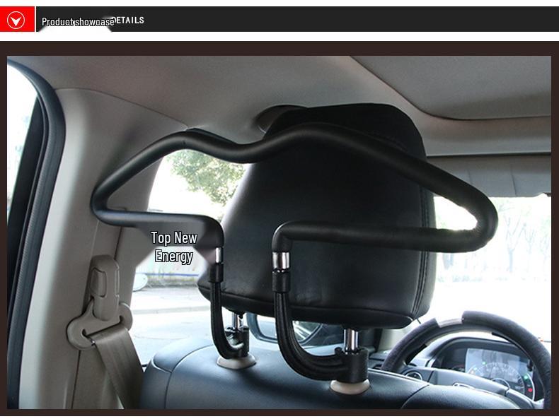 Multi-functional Car Seat Clothes Hanger with Sponge and Stainless Steel