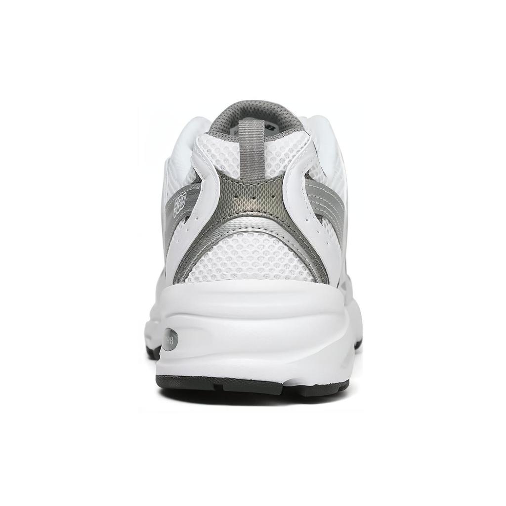 New Balance 530 Λευκά Μεταλλικά Ασημί Unisex Αθλητικά Παπούτσια MR530AD
