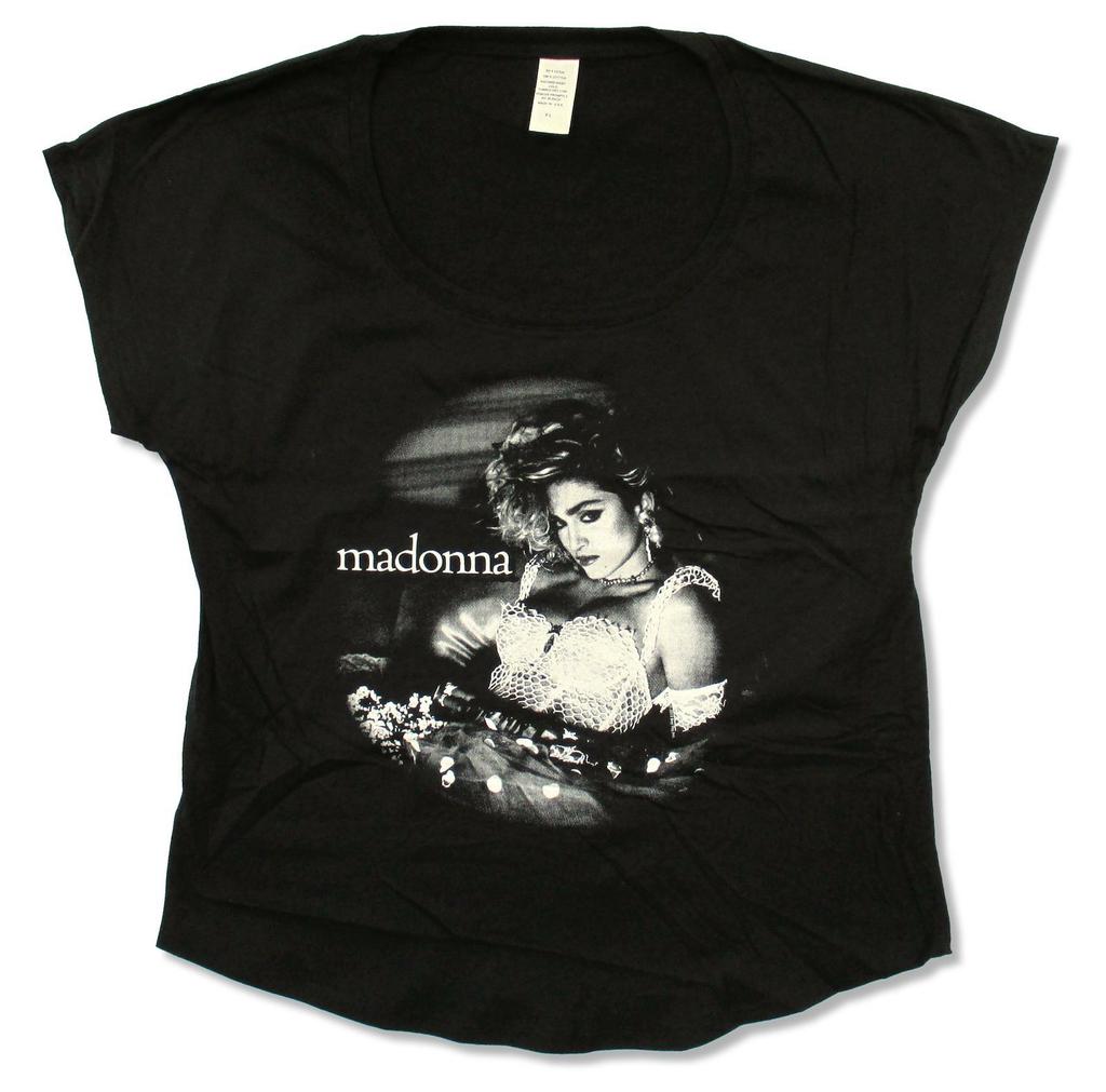 Madonna Like A Virgin Scoop Neck Girls 