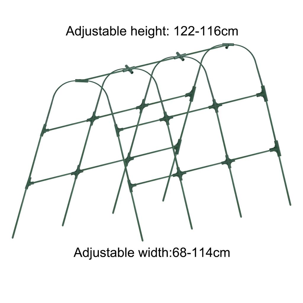 Raised Bed Support Climbing Bracket Cucumber Trellis For Raised Bed U-Shape Garden Trellis For Climbing Plant Cages & Suppot