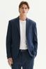 H M sliM Fit Jacket Navy Blue