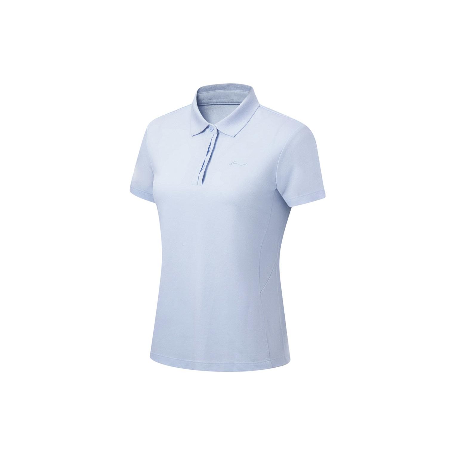 

Li Ning Minimalist Dopamine Casual Sports Polo Shirt Women tops Sky-Blue APLU256-3 XS