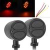 Motorcycle LED Turn Signal Light Vintage Modified Steering Lamp Indicator Fits for Yamaha