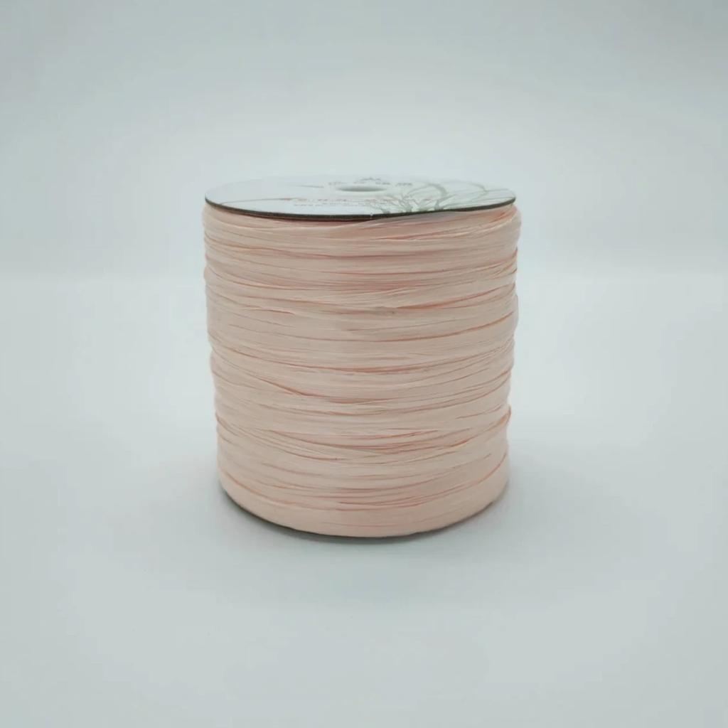 600M Raffia Strohgarn Häkelgarn für DIY Stricken Sommerstrohhut Handtaschen Kissen Handgeflochtenes Strohgarn