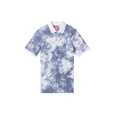 Polo de Manga Curta Esportivo para Golfe Masculino Tops Branco Azul CI9770-100