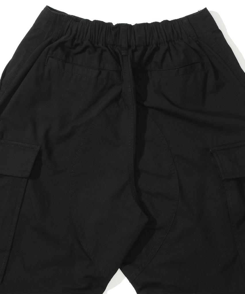 COLUMBIA UNIVERSITY M-Label Loose-Fit Ribstop Pocket Pants Black