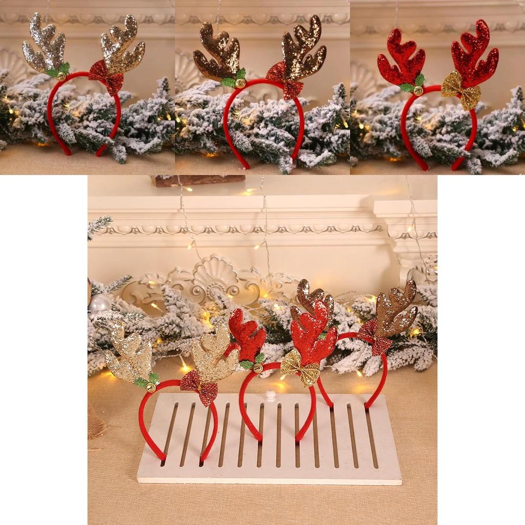 Nieuwe Kerstversieringen Lange Geweien Haarband Voor Kinderen's Vakantiefeesten