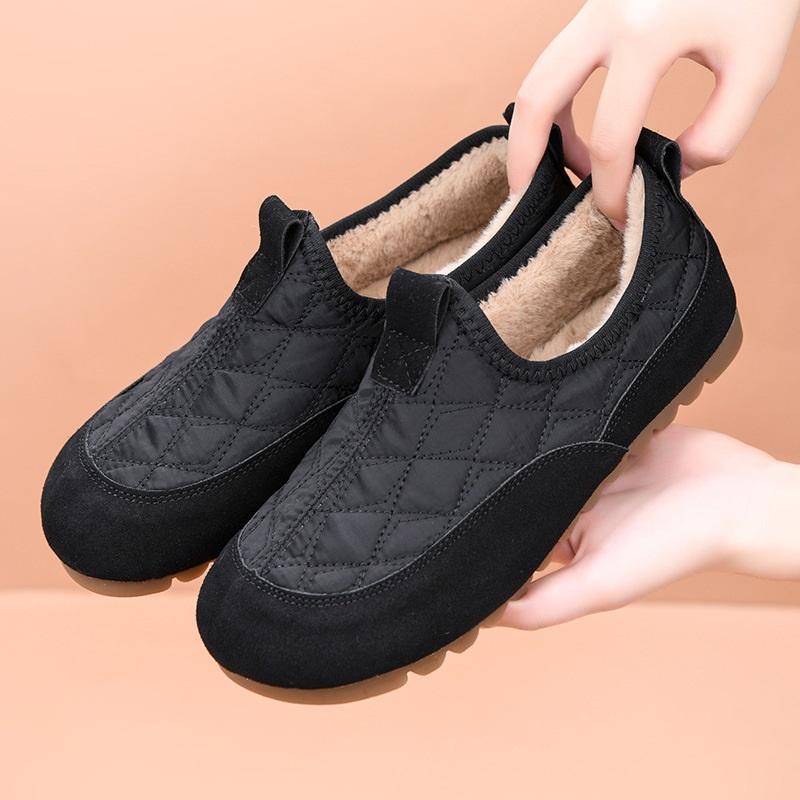 Women's Winter Casual Velvet Soft Soled Cloth Shoes Cotton Shoes