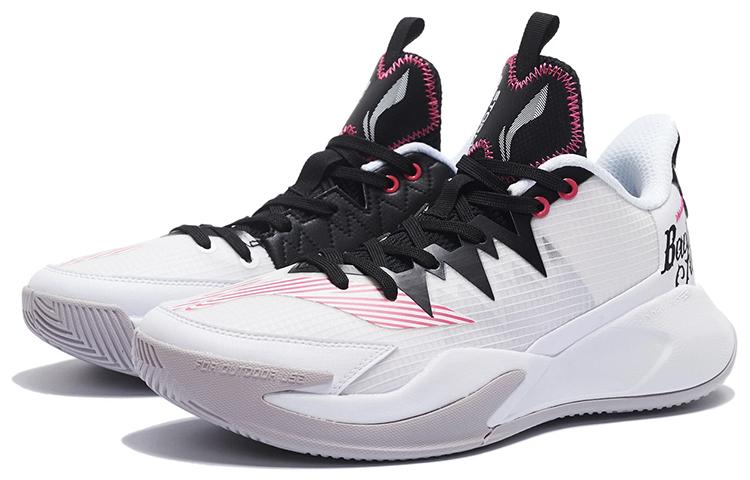 Li Ning Storm Low Textile, Synthetic Leather Cushioning Slip Resistant Abrasion Resistant Low top ABFS013-1