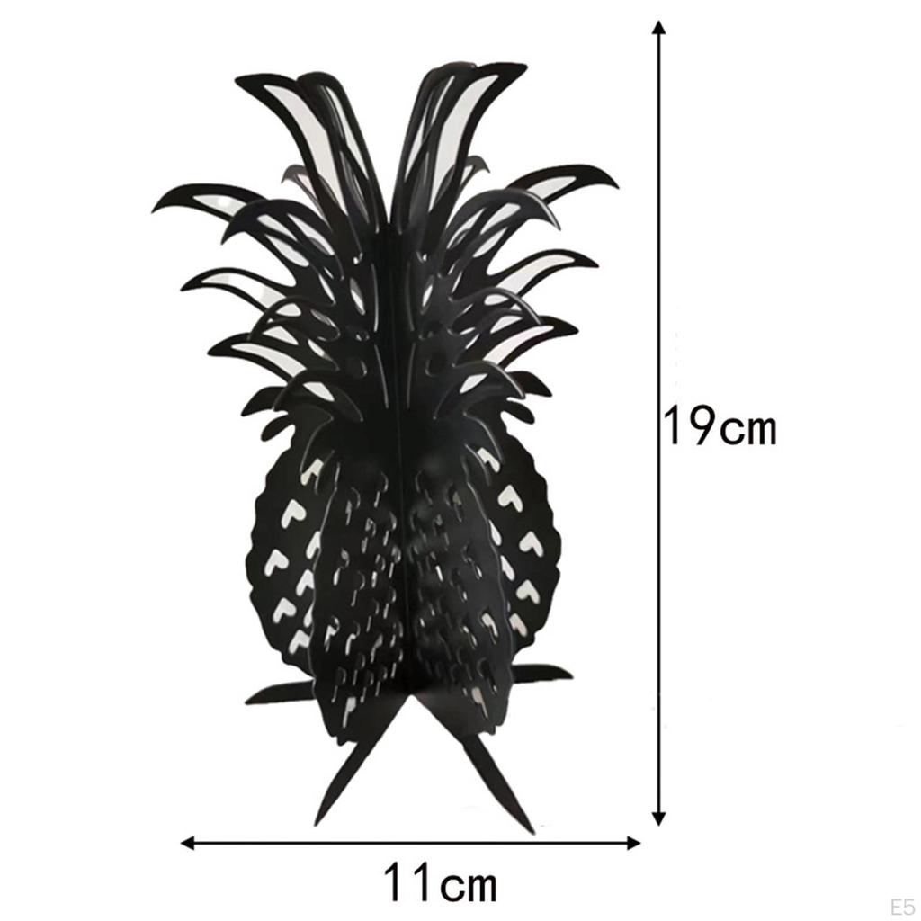 Escultura Adorno Decorativo de Piña Figura Artificial Adorno para