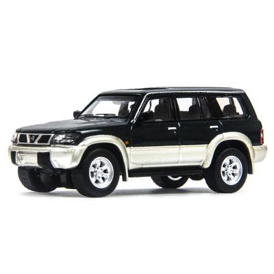 PAUDI MODEL 1/64 Scale Diecast Nissan Patrol Y61 1998 Green Model Car