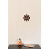 9 Variants of Lord Ganesha Metal Wall Hanging  Brown)