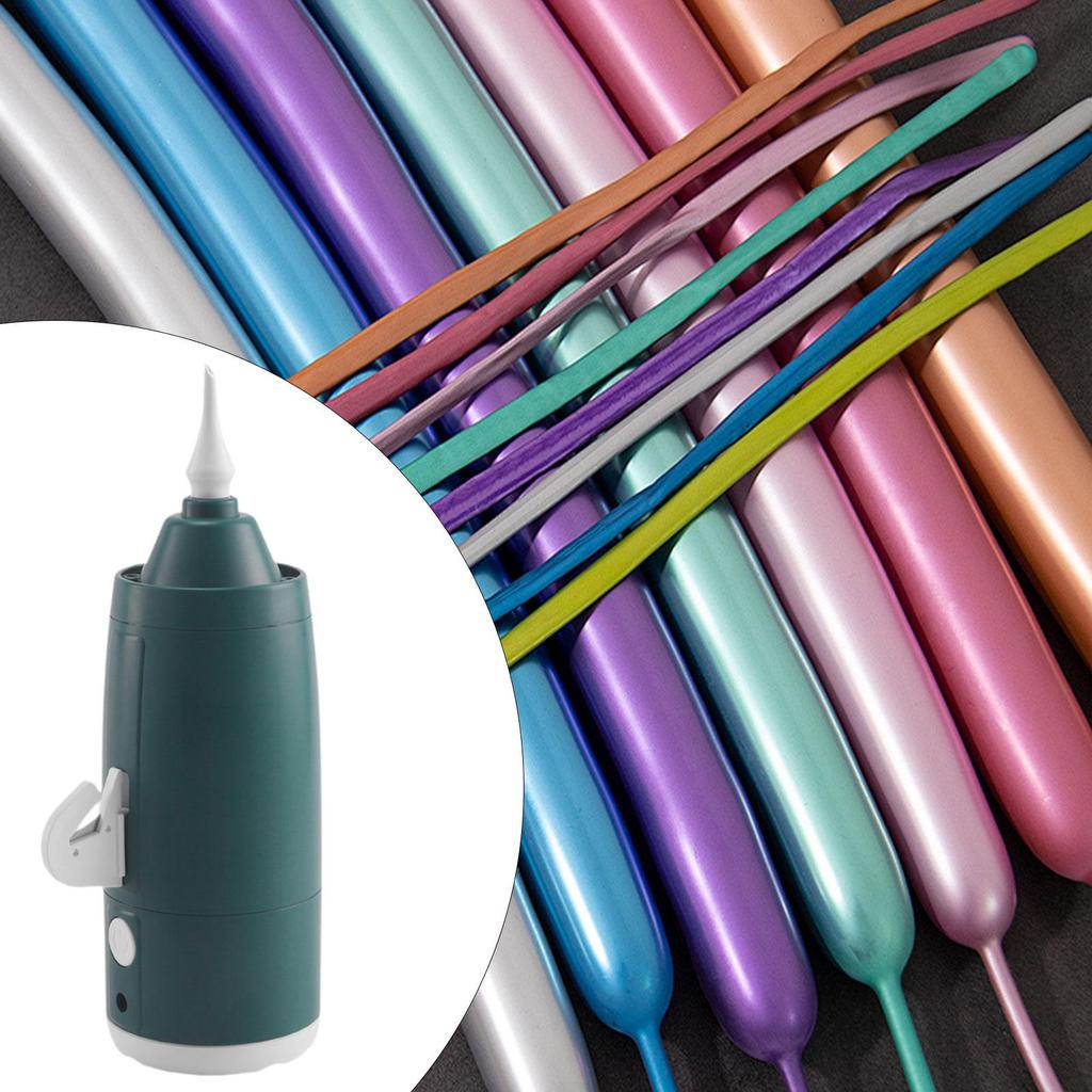 Electric Balloon Inflator for Long Balloons Professional Portable Balloon Pump for Birthday Halloween Anniversary Wedding Decor