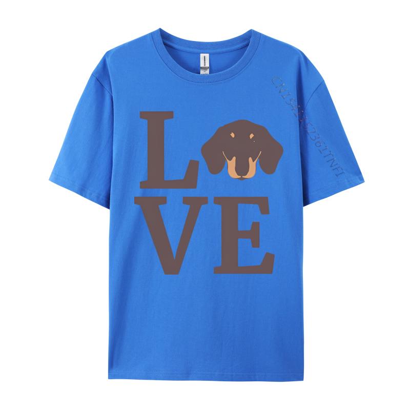 Hot Sale Unisexs Top Tshirts Cotton I Love My Dachshund Dachshund T Shirts Printing Fashion T Shirt Unisex