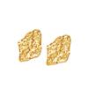 18K Gold Vacuum-Plated Geometric Stainless Steel Earrings