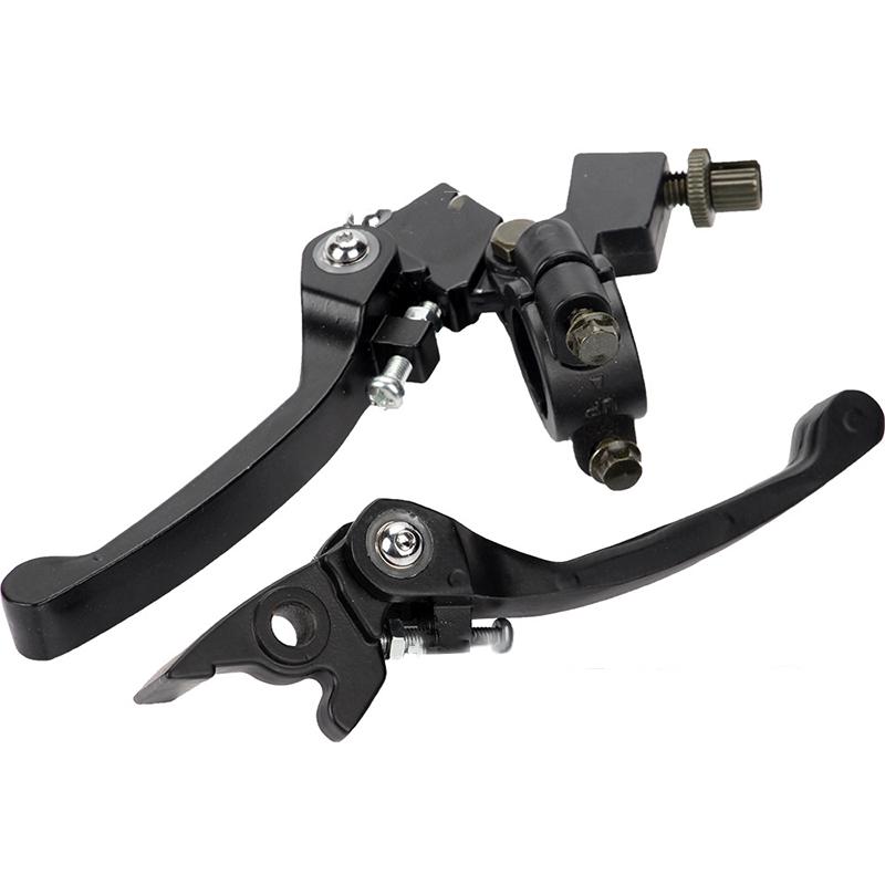 KLX CRF XR50-250 Folding Handlebar Brakes Black Folding Aluminum Clutch Brake Lever Bike Motorcycle Clutch Brake Lever Perch